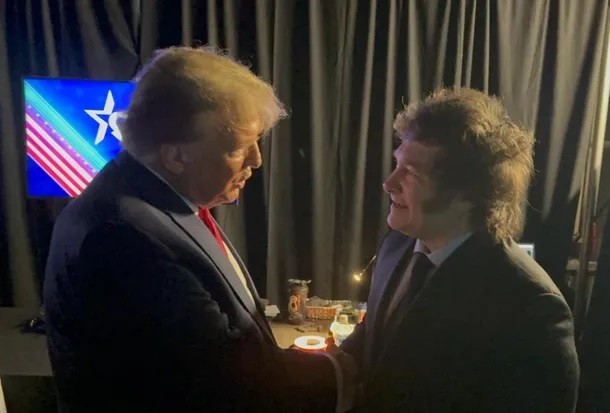 Así fue el encuentro entre Javier Milei y Donald Trump en Washington