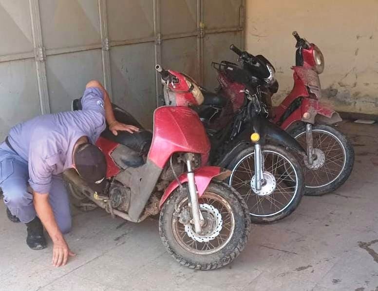 La Policía secuestró tres motos y detuvo a un hombre implicado en el ilícito