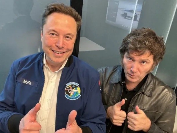 Javier Milei vuelve a encontrarse con Elon Musk