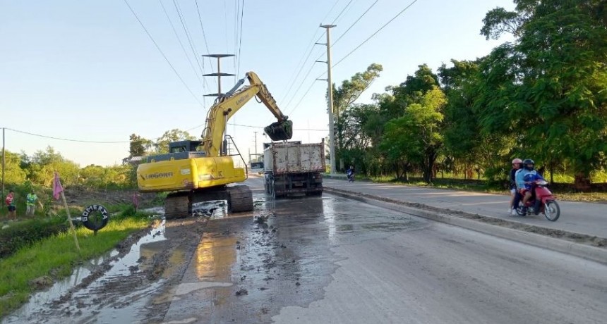 La municipalidad acentuó trabajos para el mantenimiento de desagües pluviales en la ciudad